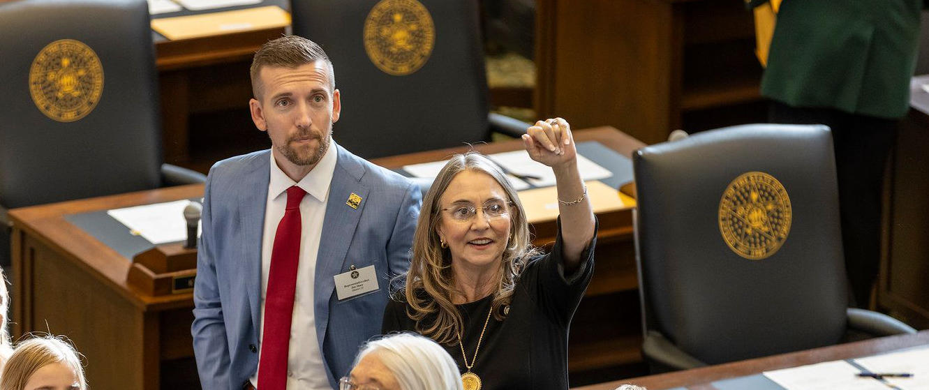 Molly Jenkins at the Oklahoma Capitol